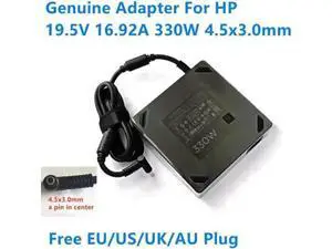 330W 19.5V 16.92A AC Power Adapter TPC-DA60 ADP-330BB BF M34531-003 Laptop Charger Compatible with HP OMEN 6PRO OMEN 7PLUS High Performance Gaming Laptops, 4.5×3.0mm Blue Tip 330W 19.5V 16.92A AC Power Adapter TPC-DA60 ADP-330BB BF M34531-003 Laptop Charger Compatible with HP OMEN 6PRO OMEN 7PLUS High Performance Gaming Laptops, 4.5×3.0mm Blue Tip