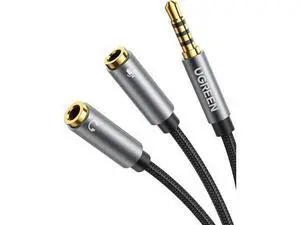 UGREEN 3.5mm TRRS Headset Splitter Cable, 1 Male to 2 Female Mic & Audio Y Splitter Adapter for Switch 2, PS4, PS5, Steam Deck, Xbox, PC, Laptops, Phones & Tablets Gaming UGREEN 3.5mm TRRS Headset Splitter Cable, 1 Male to 2 Female Mic & Audio Y Splitter Adapter for Switch 2, PS4, PS5, Steam Deck, Xbox, PC, Laptops, Phones & Tablets Gaming