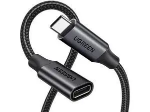 UGREEN 3.3FT Black USB-C 3.2 Gen2 Extension Cable, 10Gbps Data Speed & 100W PD Fast Charging Male to Female Nylon Type-C Extender Cord for PSVR2, MacBook, iPad Pro, USB-C Hub, MagSafe Charger, iPhone UGREEN 3.3FT Black USB-C 3.2 Gen2 Extension Cable, 10Gbps Data Speed & 100W PD Fast Charging Male to Female Nylon Type-C Extender Cord for PSVR2, MacBook, iPad Pro, USB-C Hub, MagSafe Charger, iPhone