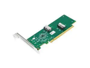 PCIe 5.0 x16 to Dual MCIO 8i SFF-TA-1016 VROC Adapter Card, Mini Cool Edge IO Converter for Motherboard NVMe SSD & Graphics Card Expansion PCIe 5.0 x16 to Dual MCIO 8i SFF-TA-1016 VROC Adapter Card, Mini Cool Edge IO Converter for Motherboard NVMe SSD & Graphics Card Expansion