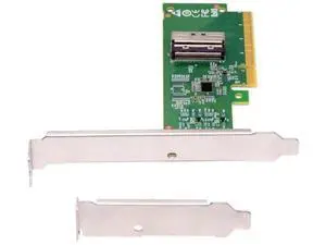 PCIe 5.0 x8 to MCIO 8i (SFF-TA-1016) Adapter, 74Pin Mini Cool Edge IO Female PCI Expansion Card for Server/Storage/NAS PCIe 5.0 x8 to MCIO 8i (SFF-TA-1016) Adapter, 74Pin Mini Cool Edge IO Female PCI Expansion Card for Server/Storage/NAS