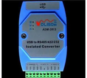 ADM-2813 Industrial Isolated Converter, FT232 Chip USB to RS485/RS422/RS232/TTL Serial Adapter, 1.5kV Optoelectronic Isolation, DIN Rail Mount, Multi-Protocol Serial Transceiver for PLC Industrial Aut ADM-2813 Industrial Isolated Converter, FT232 Chip USB to RS485/RS422/RS232/TTL Serial Adapter, 1.5kV Optoelectronic Isolation, DIN Rail Mount, Multi-Protocol Serial Transceiver for PLC Industrial Aut