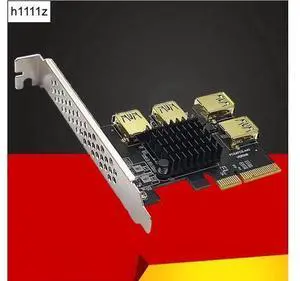 PCIE 1 to 4 Riser Card PCIE To PCIE Adapter 1 Turn 4 PCI Express Slot X4 to X16 USB3.0 Riser Card Converter For BTC Miner Mining PCIE 1 to 4 Riser Card PCIE To PCIE Adapter 1 Turn 4 PCI Express Slot X4 to X16 USB3.0 Riser Card Converter For BTC Miner Mining