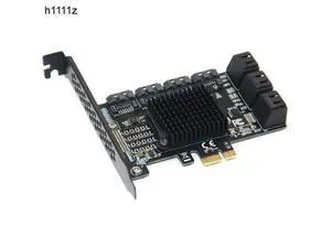 Chi a Mining 10 Port SATA PCI-E Adapter PCI Express X1 to SATA 3.0 6Gbps Rate Expansion Card Controller with Low Profile Bracket Chi a Mining 10 Port SATA PCI-E Adapter PCI Express X1 to SATA 3.0 6Gbps Rate Expansion Card Controller with Low Profile Bracket