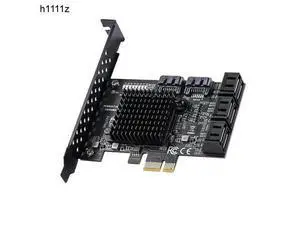 PCIe to 8 Port SATA Expansion Card SATA3 3 6Gb HDD SSD Adapter PCI E Express X1 Controller Extension Multiplier Riser for Mining PCIe to 8 Port SATA Expansion Card SATA3 3 6Gb HDD SSD Adapter PCI E Express X1 Controller Extension Multiplier Riser for Mining