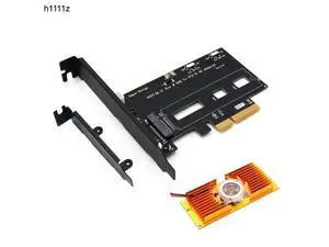 NGFF M.2 NVME PCIE PCI-E SSD To PCI Express 3.0x 4X Adapter Card With Cooling Fan Bracket Support M.2 form 2242 2260 2280 M2 SSD NGFF M.2 NVME PCIE PCI-E SSD To PCI Express 3.0x 4X Adapter Card With Cooling Fan Bracket Support M.2 form 2242 2260 2280 M2 SSD