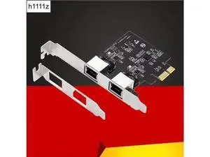 Network Card PCI Express X1 to 2 Port RJ45 Gigabit Ethernet Adapter Lan 10/100/1000Mbps NIC Realtek RTL8111H Chip for PC Desktop Network Card PCI Express X1 to 2 Port RJ45 Gigabit Ethernet Adapter Lan 10/100/1000Mbps NIC Realtek RTL8111H Chip for PC Desktop