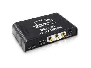 Scart AV Svideo to HDMI Video Switch Scart S-video Composite AV RCA To HDMI Video& Audio Converter Box for DVD Multimedia to TV Scart AV Svideo to HDMI Video Switch Scart S-video Composite AV RCA To HDMI Video& Audio Converter Box for DVD Multimedia to TV