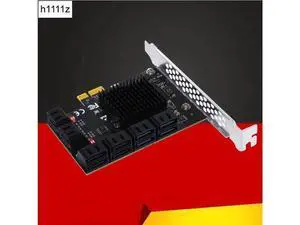 PCIE to SATA Expansion Card Adapter PCI E PCI Express 3.0 1X 12 Port SATA3 Multiplier Controller SATA 3 HDD SSD Riser for Mining PCIE to SATA Expansion Card Adapter PCI E PCI Express 3.0 1X 12 Port SATA3 Multiplier Controller SATA 3 HDD SSD Riser for Mining