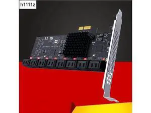 Chi a Mining SATA PCIe Adapter 16 Port SATA III to PCI Express 3.0 X1 Controller Expansion Card ASM1064 JBM575 Chip Add On Cards Chi a Mining SATA PCIe Adapter 16 Port SATA III to PCI Express 3.0 X1 Controller Expansion Card ASM1064 JBM575 Chip Add On Cards