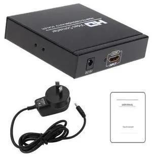 HDMI to HDMI + AV Converter 1080P HDMI to 3RCA CVBS AV Composite Video Audio Scaler Adapter for Monitor TV Projector Camera(With AU Plug) HDMI to HDMI + AV Converter 1080P HDMI to 3RCA CVBS AV Composite Video Audio Scaler Adapter for Monitor TV Projector Camera(With AU Plug)