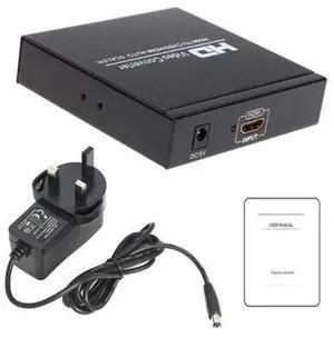 HDMI to HDMI + AV Converter 1080P HDMI to 3RCA CVBS AV Composite Video Audio Scaler Adapter for Monitor TV Projector Camera(With UK Plug) HDMI to HDMI + AV Converter 1080P HDMI to 3RCA CVBS AV Composite Video Audio Scaler Adapter for Monitor TV Projector Camera(With UK Plug)