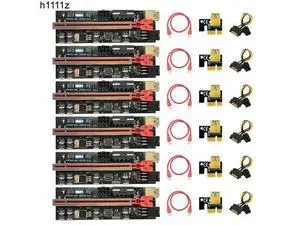 6 LED Riser 009S 009C Plus PCIE Riser For Video Card Mining Cabo Riser PCI Express X16 Adapter Molex 6 Pin to SATA USB 3.0 Cable 6 LED Riser 009S 009C Plus PCIE Riser For Video Card Mining Cabo Riser PCI Express X16 Adapter Molex 6 Pin to SATA USB 3.0 Cable