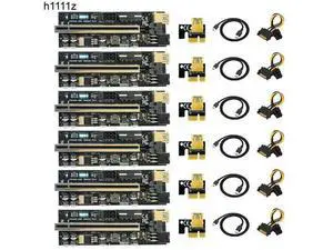 6PCS PCIE Riser for Video Card USB 3.0 Extension Cable Adapter Cabo Riser PCI Express X16 VER009C Riser for Bitcoin Miner Mining 6PCS PCIE Riser for Video Card USB 3.0 Extension Cable Adapter Cabo Riser PCI Express X16 VER009C Riser for Bitcoin Miner Mining
