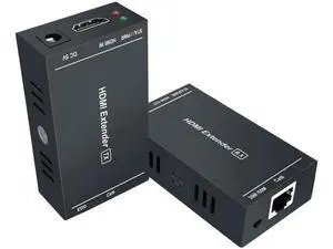 164Ft/50M HDMI Over Ethernet Extender, Uncompressed 1080P@60Hz 3D HDMI Extender via Single Cat5e/Cat6/Cat7 Cable with EDID & POC, Transmitter + Receiver Kit 164Ft/50M HDMI Over Ethernet Extender, Uncompressed 1080P@60Hz 3D HDMI Extender via Single Cat5e/Cat6/Cat7 Cable with EDID & POC, Transmitter + Receiver Kit