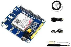 4G/3G/2G/GSM/GPRS/GNSS HAT Module for Raspberry Pi /4B/3B+3B/2B/Zero/Zero W/Zero WH/Jetson Nano Based on SIM7600G-H Support LTE CAT4 up to 150Mbps for Downlink Data Transfer,the Global Version 4G/3G/2G/GSM/GPRS/GNSS HAT Module for Raspberry Pi /4B/3B+3B/2B/Zero/Zero W/Zero WH/Jetson Nano Based on SIM7600G-H Support LTE CAT4 up to 150Mbps for Downlink Data Transfer,the Global Version