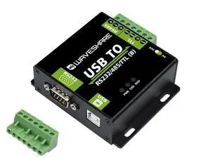 USB to RS232/RS485/TTL(UART) Interface Converter Industrial Isolated USB Converter Adapter Adopt Original CH343G Inside,Protection Circuits,Stable Transmission,Multiple Devices Applicable USB to RS232/RS485/TTL(UART) Interface Converter Industrial Isolated USB Converter Adapter Adopt Original CH343G Inside,Protection Circuits,Stable Transmission,Multiple Devices Applicable