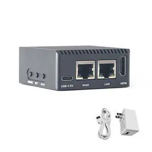 NanoPi R3S-LTS RK3566 Dual GbE 2GB RAM 4K HD MI Output USB 3.0 - Perfect for Home Server/Network Storage/Soft Router (Metal Case Kit with Power, 2GB RAM + 32GB eMMC) NanoPi R3S-LTS RK3566 Dual GbE 2GB RAM 4K HD MI Output USB 3.0 - Perfect for Home Server/Network Storage/Soft Router (Metal Case Kit with Power, 2GB RAM + 32GB eMMC)