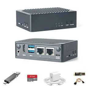Friendlyelec NanoPi M5 - RK3576 SOC, Dual Gigabit Ethernet, 4/8/16GB RAM, UFS, AI Deployment, M.2 SDIO WiFi, 4K@60Hz, OpenMediaVault (LPDDR5 8GB RAM,with Case & Power & TF Card) Friendlyelec NanoPi M5 - RK3576 SOC, Dual Gigabit Ethernet, 4/8/16GB RAM, UFS, AI Deployment, M.2 SDIO WiFi, 4K@60Hz, OpenMediaVault (LPDDR5 8GB RAM,with Case & Power & TF Card)