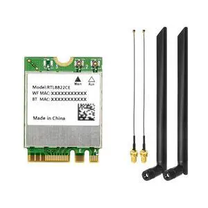 RTL8822CE WiFi Module - AW-CB375NF Dual-Band Wireless Network Adapter with Bluetooth 5.0 - Support /nanopi/bananapi SBC (with 2X Glue Stick ANT) RTL8822CE WiFi Module - AW-CB375NF Dual-Band Wireless Network Adapter with Bluetooth 5.0 - Support /nanopi/bananapi SBC (with 2X Glue Stick ANT)