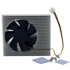 Barebone Cooling Radiator and Fan Set Designed for BPI-R3 Single Board Computer(Integrated Heatsink and Fan Design) Barebone Cooling Radiator and Fan Set Designed for BPI-R3 Single Board Computer(Integrated Heatsink and Fan Design)