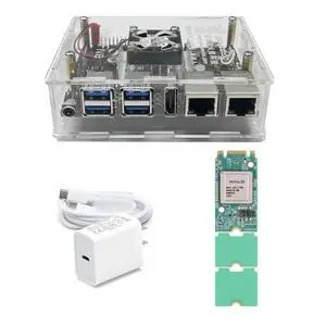 StarFive VisionFive2 13TOPS AI KIT,13TOPS Hailo-8L, 8GB RAM, StarFive JH7110, x2 GbE LAN Port, RISC-V Single Board Computer AI Deepl Edge Machine (No WiFi Moudle,Full Kit) StarFive VisionFive2 13TOPS AI KIT,13TOPS Hailo-8L, 8GB RAM, StarFive JH7110, x2 GbE LAN Port, RISC-V Single Board Computer AI Deepl Edge Machine (No WiFi Moudle,Full Kit)