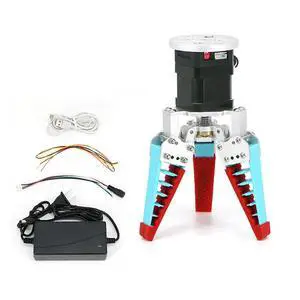 Soft Flexible Robot Gripper Claw, Bionic/Adaptive Object Shape Grasping/No-Damage Grab, Support Arduino Raspberry pi STM32,DC12-24V Wide Voltage Industry Control(Three Fingers with Control) Soft Flexible Robot Gripper Claw, Bionic/Adaptive Object Shape Grasping/No-Damage Grab, Support Arduino Raspberry pi STM32,DC12-24V Wide Voltage Industry Control(Three Fingers with Control)