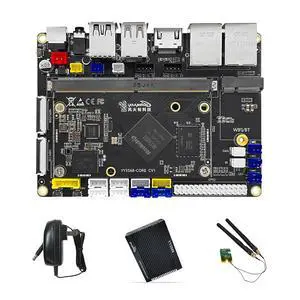 Dual GbE Low Power Arm Mainboard - YY3568 Basic Rockchip RK3568 - Support SATA 3.0, PCIe 3.0 SSD, USB Host x6 - Up to 4K@60Hz Video Output - AIoT Control/NAS/Single Board Computer (Kit D) Dual GbE Low Power Arm Mainboard - YY3568 Basic Rockchip RK3568 - Support SATA 3.0, PCIe 3.0 SSD, USB Host x6 - Up to 4K@60Hz Video Output - AIoT Control/NAS/Single Board Computer (Kit D)