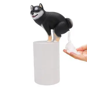 Playful Dog Foam Soap Dispenser, Automatic Soap Dispenser Touchless, Funny Puppy Poop Induction Hand Washer, Automatic Soap Dispenser for Kitchen Bathroom (Black) Playful Dog Foam Soap Dispenser, Automatic Soap Dispenser Touchless, Funny Puppy Poop Induction Hand Washer, Automatic Soap Dispenser for Kitchen Bathroom (Black)