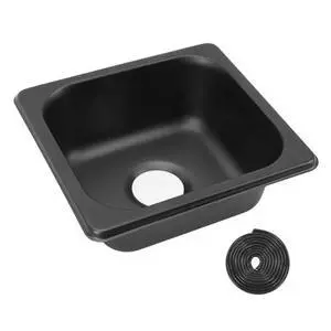 Generic Small RV Bar Sink, 176 X 162 X 65mm Black Utility Sink, 304 Stainless Steel Black Electroplated Drop in Bar Sink for Boat RV Camp, Genericdvc30f4yei Generic Small RV Bar Sink, 176 X 162 X 65mm Black Utility Sink, 304 Stainless Steel Black Electroplated Drop in Bar Sink for Boat RV Camp, Genericdvc30f4yei
