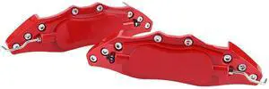 Aluminum Alloy Brake Caliper Covers | Red Universal Set for 16-19 Inch Wheels (L) Aluminum Alloy Brake Caliper Covers | Red Universal Set for 16-19 Inch Wheels (L)