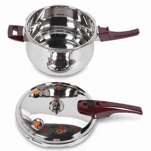Stainless Steel Pressure Cooker 80KPA, Cookware Pressure Canner Rice Cooker with Safety Valve Devices, Compatible with Gas & Induction Cooker (9L), Bewinner3yt5nagkzu-13 Stainless Steel Pressure Cooker 80KPA, Cookware Pressure Canner Rice Cooker with Safety Valve Devices, Compatible with Gas & Induction Cooker (9L), Bewinner3yt5nagkzu-13