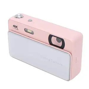 4K Digital Camera - 64MP Retro Sliding Camera with 2.8 Inch Screen, Compact Pockets Cameras for Vlogging and Travel Record (Roseate) 4K Digital Camera - 64MP Retro Sliding Camera with 2.8 Inch Screen, Compact Pockets Cameras for Vlogging and Travel Record (Roseate)