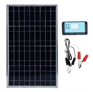 100 Watts Solar Panel Kit, 12V Solar Battery Charger, RV Boats Battery Marine Home Outdoor Off Grid System for Car RV Boat Marine Trailer Automotive 100 Watts Solar Panel Kit, 12V Solar Battery Charger, RV Boats Battery Marine Home Outdoor Off Grid System for Car RV Boat Marine Trailer Automotive
