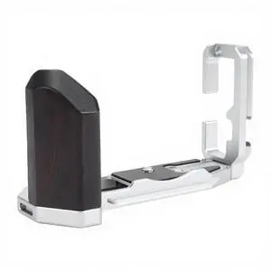 X T5 Handgrip, L Shape Bracket Handle for X T5 Camera, Built in Arca Quick Release Plate (Silver) X T5 Handgrip, L Shape Bracket Handle for X T5 Camera, Built in Arca Quick Release Plate (Silver)