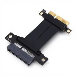 PCIe 4.0 X4 Riser Cable, Lossless Graphics Card Extender for GPU M.2 WiFi Live Wire, USB Diskless Boot Acquisition Cards, Plug and Play for PC Case, AI Application, Server (5cm) PCIe 4.0 X4 Riser Cable, Lossless Graphics Card Extender for GPU M.2 WiFi Live Wire, USB Diskless Boot Acquisition Cards, Plug and Play for PC Case, AI Application, Server (5cm)