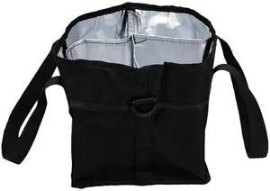 Large Capacity Drink Tote Bag | 4 Cup Carrier with Removable Dividers for Travel Hiking Picnic (Black) Large Capacity Drink Tote Bag | 4 Cup Carrier with Removable Dividers for Travel Hiking Picnic (Black)