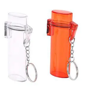 Plastic Protective Case 2-Pack | Airtight Storage Box with Lanyard for Travel Hiking Camping Gear Plastic Protective Case 2-Pack | Airtight Storage Box with Lanyard for Travel Hiking Camping Gear