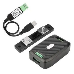 RS485 ModbusRTU DC Power Meter | Precision Machined DC Energy Monitor Module for Voltage Current Consumption with 50A 100A 200A 300A Shunt (PZEM-017+50A+USB) RS485 ModbusRTU DC Power Meter | Precision Machined DC Energy Monitor Module for Voltage Current Consumption with 50A 100A 200A 300A Shunt (PZEM-017+50A+USB)