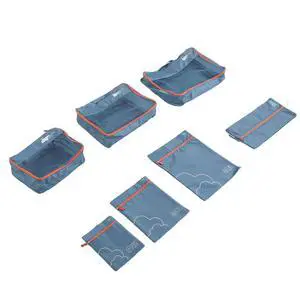 7 Packing Cubes for Travel, Luggage Organizer Set with Shoe Bag - 3 Garment Bags & 3 Accessory Pouches, TearResistant & WaterResistant Polyester, Lightweight (OD Green) 7 Packing Cubes for Travel, Luggage Organizer Set with Shoe Bag - 3 Garment Bags & 3 Accessory Pouches, TearResistant & WaterResistant Polyester, Lightweight (OD Green)