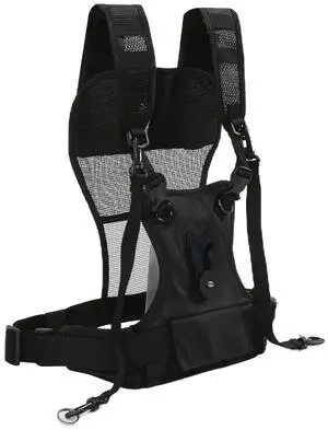 Dual Camera Strap, Adjustable Nylon Chest Harness for Two Cameras, Comfortable & Breathable Shoulder Support for Wedding, Sports, Nature Photography Dual Camera Strap, Adjustable Nylon Chest Harness for Two Cameras, Comfortable & Breathable Shoulder Support for Wedding, Sports, Nature Photography