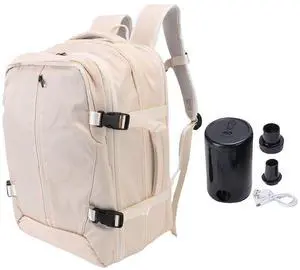 Vacuum Seal Travel Backpack 55L, aptop WaterproofWork Compression bags Casual Daypack, Expandable Air Compression Vacuum with Lock Fits 17.3 inch Laptop (Beige) Vacuum Seal Travel Backpack 55L, aptop WaterproofWork Compression bags Casual Daypack, Expandable Air Compression Vacuum with Lock Fits 17.3 inch Laptop (Beige)