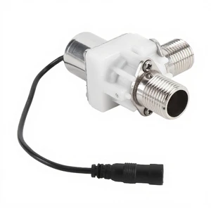 Solid G1 2 in DC 6V Solenoid Valve, N C Normally Closed, Water Inlet Flow Switch for automatic control in sanitary ware, water control systems, garden irrigation Solid G1 2 in DC 6V Solenoid Valve, N C Normally Closed, Water Inlet Flow Switch for automatic control in sanitary ware, water control systems, garden irrigation