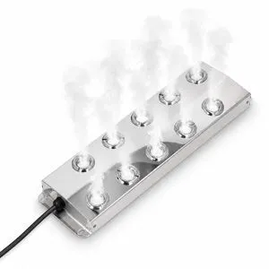 Ultrasonic Mist Maker Fogger 10 Heads, 4.5L/H Water Atomizer with 1.5m Cable, Waterproof Pond Mister for Garden, Lawn, Greenhouse, Halloween Christmas Decoration and Landscape Ultrasonic Mist Maker Fogger 10 Heads, 4.5L/H Water Atomizer with 1.5m Cable, Waterproof Pond Mister for Garden, Lawn, Greenhouse, Halloween Christmas Decoration and Landscape
