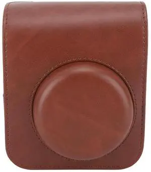 Instant Camera Case for Fuji Mini 12, PU Leather Protective Bag with Detachable Lens Cover & Adjustable Strap, Full Protection Camera Guard Bag Instant Camera Case for Fuji Mini 12, PU Leather Protective Bag with Detachable Lens Cover & Adjustable Strap, Full Protection Camera Guard Bag