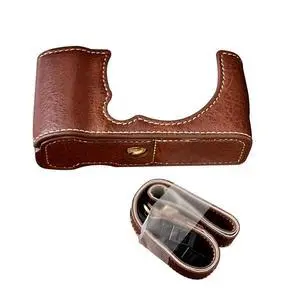 Half Leather Case for XM5 Camera, Retro PU Leather Protective Cover with Shoulder Strap & Tripod Mount, AntiScratch Impact Portable Detachable Case (Brown) Half Leather Case for XM5 Camera, Retro PU Leather Protective Cover with Shoulder Strap & Tripod Mount, AntiScratch Impact Portable Detachable Case (Brown)