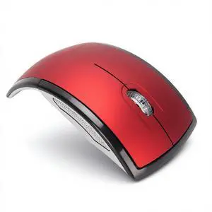 Folding Wireless Mouse, Slim Foldable Touch Travel Mouse with 2.4 Receiver, Ergonomic Computer Mouses Magnetic Power Off Switch for Laptop PCComputer (Red) Folding Wireless Mouse, Slim Foldable Touch Travel Mouse with 2.4 Receiver, Ergonomic Computer Mouses Magnetic Power Off Switch for Laptop PCComputer (Red)