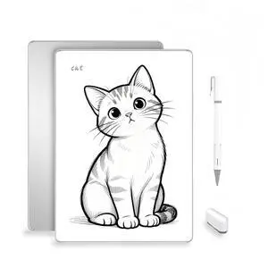 LCD Writing Pad with Instantly Erase, Basics Reusable Writing Pad, Digital Drawing Tablet, Includes Pen, Eraser, for Student Wokers. LCD Writing Pad with Instantly Erase, Basics Reusable Writing Pad, Digital Drawing Tablet, Includes Pen, Eraser, for Student Wokers.