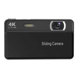 4K Digital Camera for Photography, 64MP Autofocus Sliding Vintage Camera (Black) 4K Digital Camera for Photography, 64MP Autofocus Sliding Vintage Camera (Black)