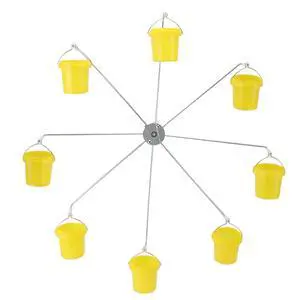 Ferris Wheel Hummingbird Feeder, Ferris Wheel Bird Feeder, with 8 Buckets for Outdoors, Hummingbird Toy, Squirrel Proof Outdoor Decor Ferris Wheel Hummingbird Feeder, Ferris Wheel Bird Feeder, with 8 Buckets for Outdoors, Hummingbird Toy, Squirrel Proof Outdoor Decor